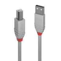 Miniatura 1 de 5M USB 2.0 TYPE A TO B CABLE  ANTHRA LINE