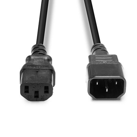 1M IEC EXTENSION CABLE IEC C14 TO IEC C13 - Imagen 5 de 6 1M IEC EXTENSION CABLE IEC C14 TO IEC C13 - Imagen 5 de 6