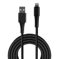Miniatura 3 de CABLE REFORZADO USB-A A LIGHTNING  NEGRO  0.5M
