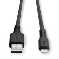 Miniatura 5 de CABLE REFORZADO USB-A A LIGHTNING  NEGRO  0.5M