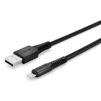 Miniatura 6 de CABLE REFORZADO USB-A A LIGHTNING  NEGRO  0.5M