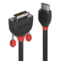 Miniatura 1 de 1M HDMI TO DVI CABLE  BLACK LINE
