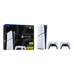 PlayStation 5 Slim Digital Chasis E 825GB con 2 mandos DualSense