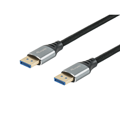 CABLE DISPLAYPORT A DISPLAYPORT PREMIUM 2,1 EQUIP 119283 3M 16K 60Hz 54Gps ALUMINIO