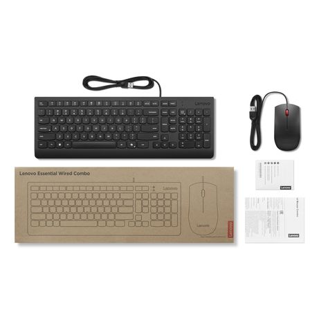 Lenovo 4X31R64432 Teclado + Ratón con cable USB - Imagen 5 de 5 Lenovo 4X31R64432 Teclado + Ratón con cable USB - Imagen 5 de 5