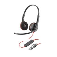 Miniatura 2 de Poly BW 3215 Monaural USB-C Headset +3.5mm Plug +USB-C/A Adapter