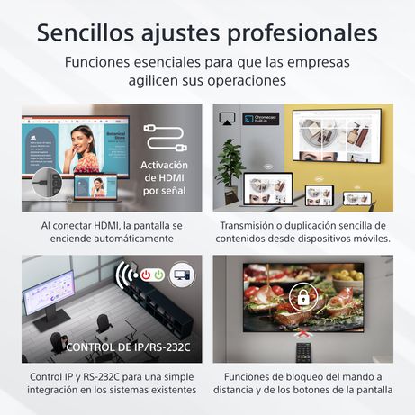 SONY FW-50EZ20L 50" LED VA 4K Ultra HD HDMI Altavoces - Imagen 3 de 23 SONY FW-50EZ20L 50" LED VA 4K Ultra HD HDMI Altavoces - Imagen 3 de 23