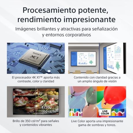 SONY FW-50EZ20L 50" LED VA 4K Ultra HD HDMI Altavoces - Imagen 5 de 23 SONY FW-50EZ20L 50" LED VA 4K Ultra HD HDMI Altavoces - Imagen 5 de 23