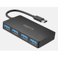 Miniatura 1 de HUB USB-C 3.0 APPROX APPC54V2 4xUSB3.2 HASTA 5 Gbit/s