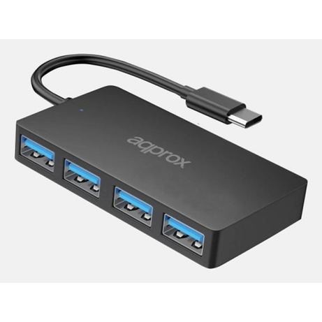HUB USB-C 3.0 APPROX APPC54V2 4xUSB3.2 HASTA 5 Gbit/s - Imagen 1 de 2 HUB USB-C 3.0 APPROX APPC54V2 4xUSB3.2 HASTA 5 Gbit/s - Imagen 1 de 2
