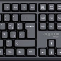 Miniatura 2 de APPROX Teclado X205 USB 2.0 Negro