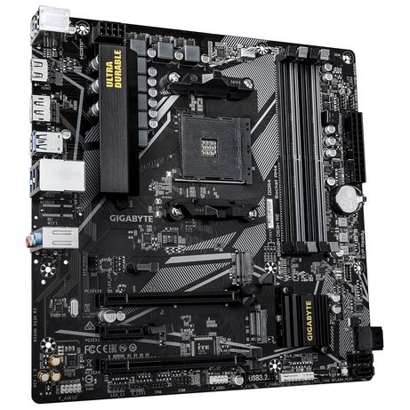 GIGABYTE AMD B550M DS3H R2 Placa base - Procesadores AMD Ryzen 5000, VRM de 5+3 fases, hasta 4733 MHz DDR4 (O.C.), 1x M.2 PCIe 4.0 + 1x M.2 PCIe 3.0, - Imagen 3 de 5 GIGABYTE AMD B550M DS3H R2 Placa base - Procesadores AMD Ryzen 5000, VRM de 5+3 fases, hasta 4733 MHz DDR4 (O.C.), 1x M.2 PCIe 4.0 + 1x M.2 PCIe 3.0, - Imagen 3 de 5