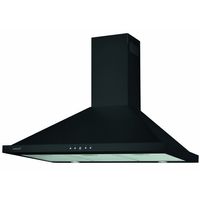 Miniatura 2 de CAMPANA CHIMENEA CATA BETA PRO 9000 BK ANCHO 90 CM NEGRA
