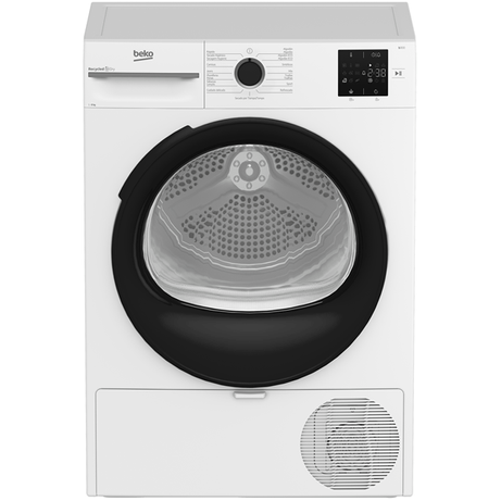SECADORA CON BOMBA DE CALOR BEKO BM3T38230WB 8 KG D BLANCO - Imagen 1 de 7 SECADORA CON BOMBA DE CALOR BEKO BM3T38230WB 8 KG D BLANCO - Imagen 1 de 7