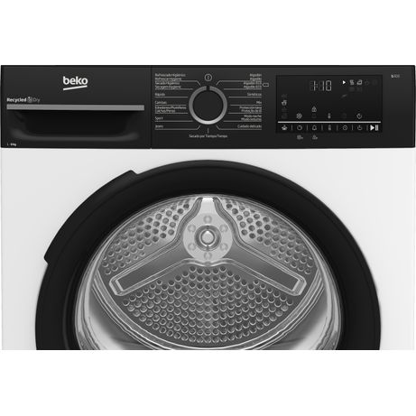 SECADORA CON BOMBA DE CALOR BEKO BM3T49240W 9 KG C BLANCO - Imagen 5 de 8 SECADORA CON BOMBA DE CALOR BEKO BM3T49240W 9 KG C BLANCO - Imagen 5 de 8