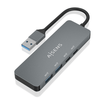 Miniatura 1 de AISENS Hub USB 3 2 Gen2 10G USB A  USB A M 2xUSB C H 2xUSB A H  Gris  15cm