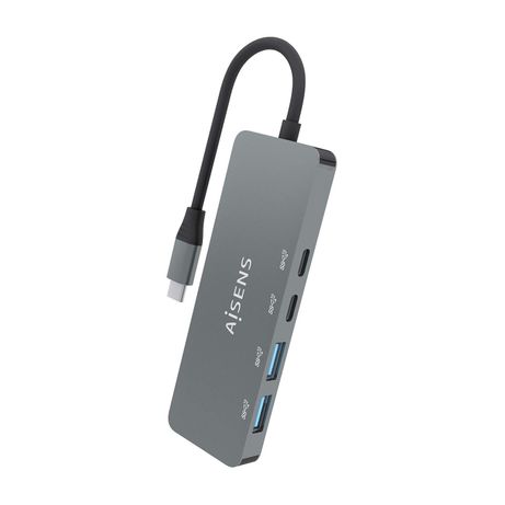 AISENS Hub USB 3 2 Gen2 10G USB C USB C M 2xUSB C H 2xUSB A H Gris 15cm - Imagen 4 de 6 AISENS Hub USB 3 2 Gen2 10G USB C USB C M 2xUSB C H 2xUSB A H Gris 15cm - Imagen 4 de 6