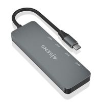 Miniatura 5 de AISENS Hub USB 3 2 Gen2 10G USB C  USB C M 2xUSB C H 2xUSB A H  Gris  15cm