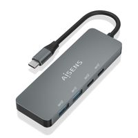 Miniatura 6 de AISENS Hub USB 3 2 Gen2 10G USB C  USB C M 2xUSB C H 2xUSB A H  Gris  15cm