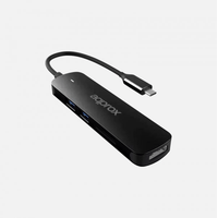 Miniatura 1 de DOCKING USB-C APPROX APPC45 A 2XUSB 3.0 5Gbps 1XHDMI 4K/30Hz LECTOR DE TARJETAS SD/MICRO SD
