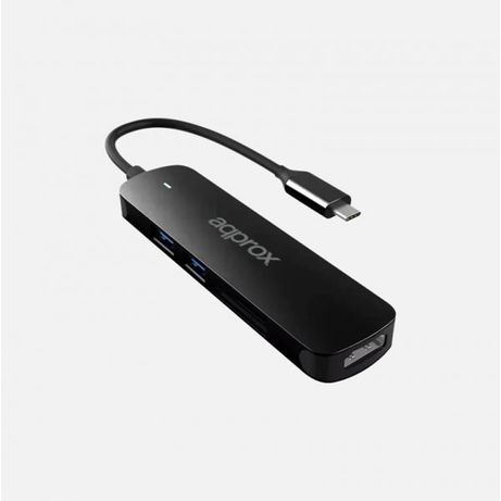 DOCKING USB-C APPROX APPC45 A 2XUSB 3.0 5Gbps 1XHDMI 4K/30Hz LECTOR DE TARJETAS SD/MICRO SD - Imagen 2 de 2 DOCKING USB-C APPROX APPC45 A 2XUSB 3.0 5Gbps 1XHDMI 4K/30Hz LECTOR DE TARJETAS SD/MICRO SD - Imagen 2 de 2