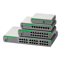 Miniatura 1 de AT-FS710/8-50 8-PORT 10/100TX UNMANAGED SWITCH WITH INTERNAL PSU  EU                POWER CORD