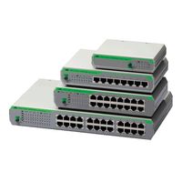Miniatura 2 de AT-FS710/8-50 8-PORT 10/100TX UNMANAGED SWITCH WITH INTERNAL PSU  EU                POWER CORD