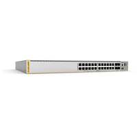 Miniatura 1 de L3 STACKABLE SWITCH  24X 10/100/1000-T POE+  4X SFP+ PORTS AND DUAL   FIXED PSU  EU POWER CORD