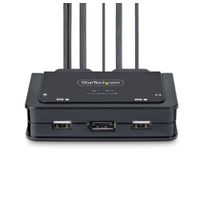 Miniatura 6 de 2-Port Hybrid Cable KVM Switch 4K DP