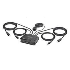 2-Port USB-C Cable KVM Switch 4K 60Hz