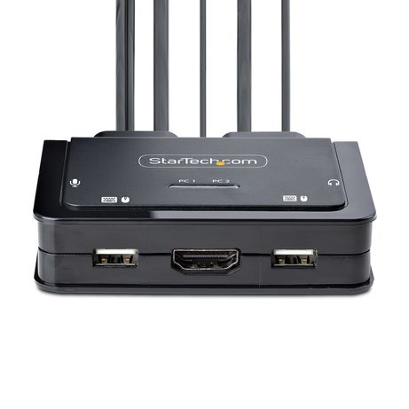 Cable Switch KVM H brido de 2 Puertos USB-C HDMI de 4K 60Hz - Imagen 4 de 8 Cable Switch KVM H brido de 2 Puertos USB-C HDMI de 4K 60Hz - Imagen 4 de 8