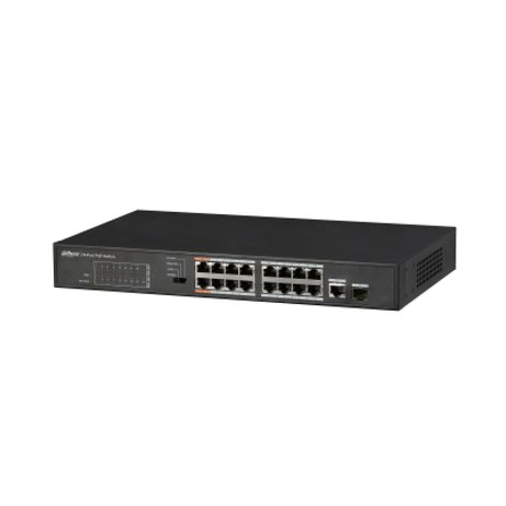 (DH-PFS3117-16ET-135) DAHUA SWITCH POE 16 PUERTOS + 1 PUERTO GIGABIT - Imagen 2 de 2 (DH-PFS3117-16ET-135) DAHUA SWITCH POE 16 PUERTOS + 1 PUERTO GIGABIT - Imagen 2 de 2