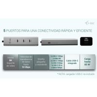 Miniatura 17 de CHARGE METAL HUB 5PORT USBC 8K 85W