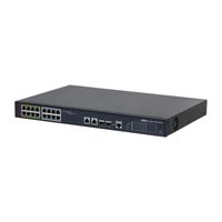 Miniatura 2 de (DH-LR2218-16ET-240-V2) DAHUA SWITCH L2 EPOE GESTIONABLE 16 PUERTOS 10/100 (8 EPOE/EOC + 8 POE) + 2 UPLINK COMBO GIGABIT/SFP