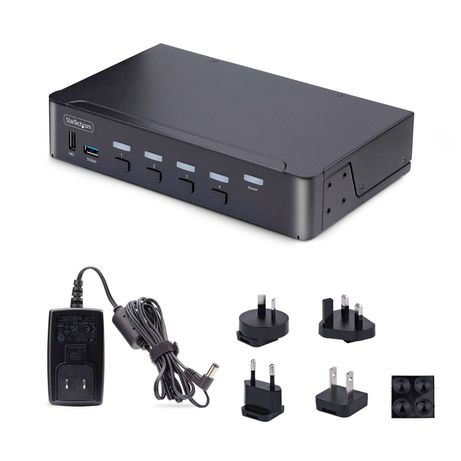 Switch KVM de 4 Puertos DisplayPort 8K 60Hz DP 1.4 - 6x USB - Imagen 2 de 7 Switch KVM de 4 Puertos DisplayPort 8K 60Hz DP 1.4 - 6x USB - Imagen 2 de 7