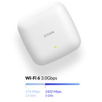 Miniatura 4 de D-Link DAP-X3060 AP Wi-Fi6 AX3000 PoE 1x2.5Gb