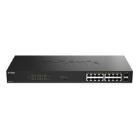 Miniatura 1 de D-Link DGS-1018P/E Switch 16xGbE PoE+ 2xSFP