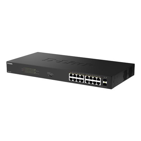 D-Link DGS-1018P/E Switch 16xGbE PoE+ 2xSFP - Imagen 4 de 5 D-Link DGS-1018P/E Switch 16xGbE PoE+ 2xSFP - Imagen 4 de 5
