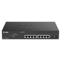 Miniatura 1 de D-Link DGS-1100-10MPV2/E Switch 8xGb PoE+ 2xSFP