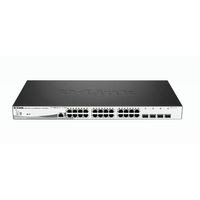Miniatura 1 de D-Link DGS-1210-28MP/E Switch 24xGb PoE+ 4xSFP Com
