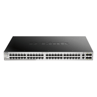 Miniatura 1 de SWITCH GESTIONABLE L3 D-LINK STACKABLE DGS-3130-54TS/E 48P GIGA + 2P 10G + 4P 10G SFP+