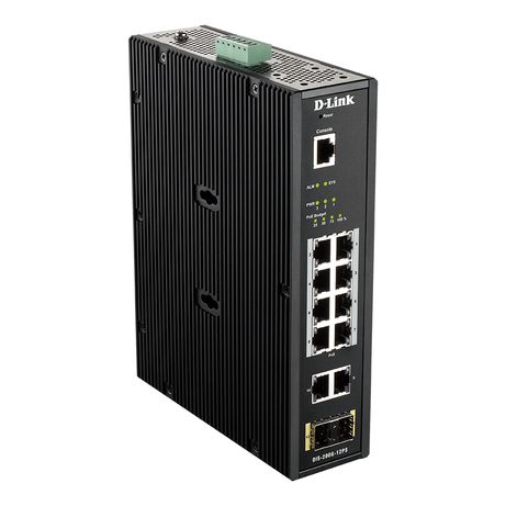 SWITCH INDUSTRIAL D-LINK DIS-200G-12PS 8P POE + 2P GIGA Y 2P SFP CARRIL DIN VLAN QoS IGMP - Imagen 10 de 10 SWITCH INDUSTRIAL D-LINK DIS-200G-12PS 8P POE + 2P GIGA Y 2P SFP CARRIL DIN VLAN QoS IGMP - Imagen 10 de 10