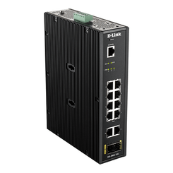 SWITCH INDUSTRIAL D-LINK DIS-200G-12S 10P GIGA Y 2P SFP CARRIL DIN VLAN QoS IGMP