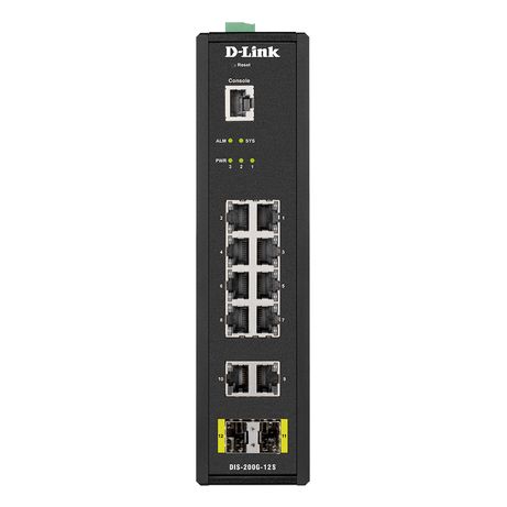 SWITCH INDUSTRIAL D-LINK DIS-200G-12S 10P GIGA Y 2P SFP CARRIL DIN VLAN QoS IGMP - Imagen 6 de 8 SWITCH INDUSTRIAL D-LINK DIS-200G-12S 10P GIGA Y 2P SFP CARRIL DIN VLAN QoS IGMP - Imagen 6 de 8