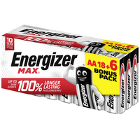 Miniatura 1 de CAJA 18+6 PILAS ALKALINAS MAX TIPO LR6 (AA) ENERGIZER E303513106