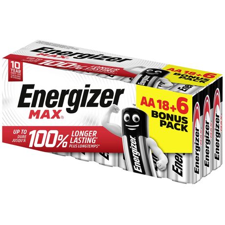 CAJA 18+6 PILAS ALKALINAS MAX TIPO LR6 (AA) ENERGIZER E303513106 - Imagen 13 de 13 CAJA 18+6 PILAS ALKALINAS MAX TIPO LR6 (AA) ENERGIZER E303513106 - Imagen 13 de 13