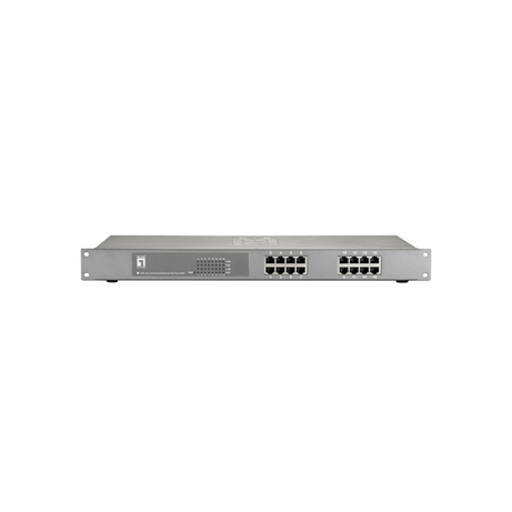 SWITCH NO GESTIONABLE LEVEL ONE FEP-1612W380 16P 16xPoE 100Mb 380W CARCASA METALICA - Imagen 1 de 5 SWITCH NO GESTIONABLE LEVEL ONE FEP-1612W380 16P 16xPoE 100Mb 380W CARCASA METALICA - Imagen 1 de 5