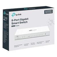 Miniatura 7 de SWITCH SEMIGESTIONABLE TP-LINK FESTA FS308G 8xRJ45 Gb CARCASA METALICA 1x ENTRADA PoE GESTION APLICA