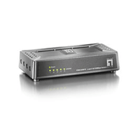 Miniatura 1 de SWITCH LEVEL ONE NO GESTION 5 PUERTOS 10/100 MINI NO RACK BASE MAGNETICA