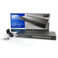 Miniatura 6 de SWITCH LEVEL ONE NO GESTION 24 PUERTOS 10/100 RACK 19"